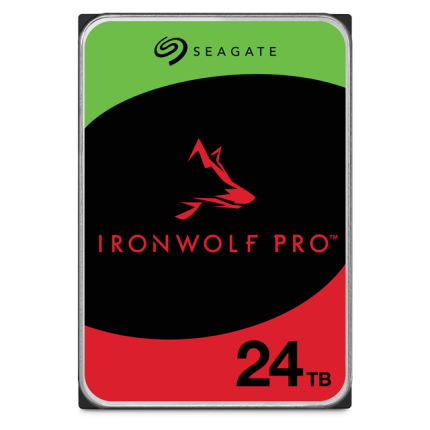 Хард диск SEAGATE IronWolf Pro ST24000NT002, 24TB, 256MB Cache, SATA 6.0Gb/s - Хард дискове 3.5 инча