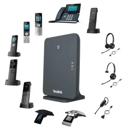 IP Базова станция Yealink W70B - IP телефон - снимка 2