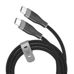 j5create Кабел USB-C мъжко– USB-C мъжко, 60 W, 1.8 m, черен - Кабели за телефони