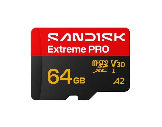 Карта памет SANDISK Extreme Pro microSDXC 64GB+2 years Rescue Pro Deluxe 1 Карта памет SANDISK Extreme Pro microSDXC 64GB+2 years Rescue Pro Deluxe - Карти памет microSD и SD