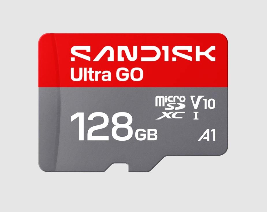 Карта памет SANDISK Ultra GO microSDXC, 128GB, A1, UHS-I, 190MB/s, 1 Карта памет SANDISK Ultra GO microSDXC, 128GB, A1, UHS-I, 190MB/s, - Карти памет microSD и SD