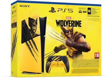 Конзола PlayStation 5 (Slim) - Digital Edition - Marvel’s Wolverine Battle Yellow Limited Edition Bundle - Игрова конзола