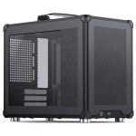 Кутия Jonsbo C6 MAX Micro-ATX - Black - Кутии за компютри