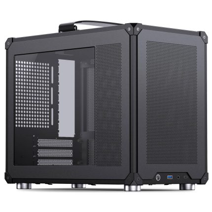 Кутия Jonsbo C6 MAX Micro-ATX - Black - Кутии за компютри