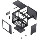 Кутия Jonsbo C6 MAX Micro-ATX - Black - Кутии за компютри - снимка 12