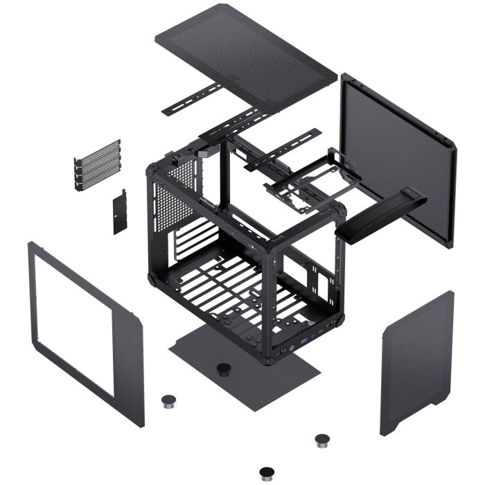 Кутия Jonsbo C6 MAX Micro-ATX - Black - Кутии за компютри - снимка 12