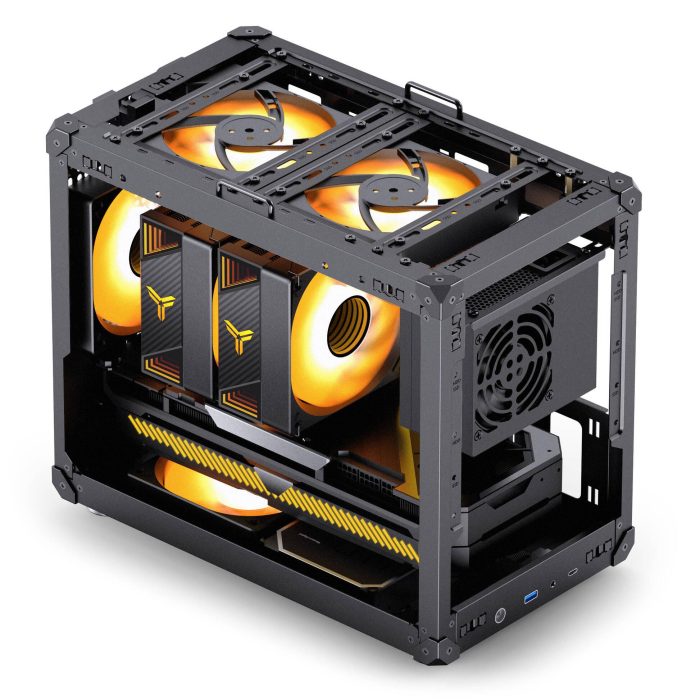 Кутия Jonsbo C6 MAX Micro-ATX - Black - Кутии за компютри - снимка 4