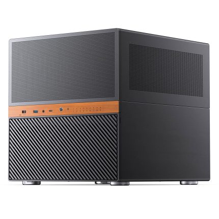 Кутия Jonsbo N6 NAS Micro-ATX - Black - Кутии за компютри