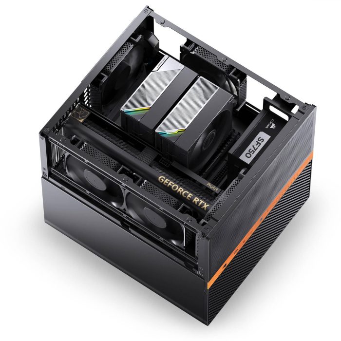 Кутия Jonsbo N6 NAS Micro-ATX - Black - Кутии за компютри - снимка 8
