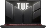 Лаптоп ASUS TUF Gaming A16 2024 FA607NUQ-RL014 - 16" IPS FullHD+, AMD Ryzen 7 170, 16GB DDR5, 512 GB SSD, RTX 4050 6GB GDDR6 - Лаптопи