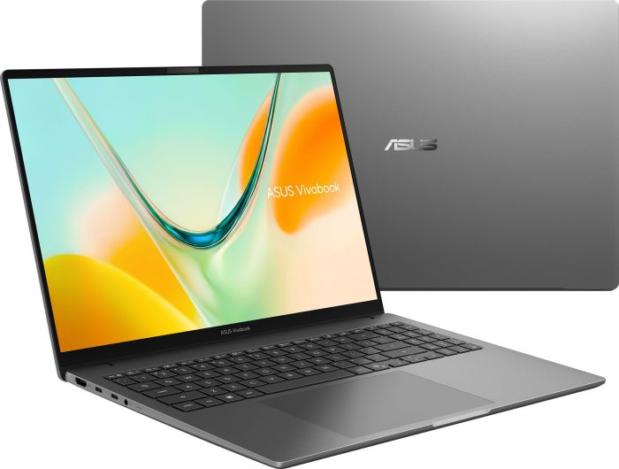 Лаптоп ASUS Vivobook S16 S5608QA-MB234W - 16.0"  IPS Full HD+, Qualcomm Snapdragon X X1-26-101, 16GB LPDDR5X, 256GB SSD - Win11 Home 11