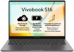 Лаптоп ASUS Vivobook S16 S5608QA-MB234W - 16.0"  IPS Full HD+, Qualcomm Snapdragon X X1-26-101, 16GB LPDDR5X, 256GB SSD - Win11 Home 3