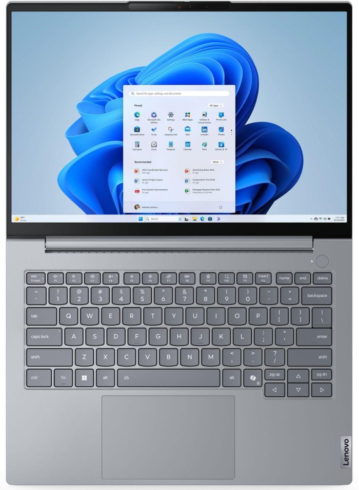Лаптоп Lenovo ThinkBook 14 G8 IAL  - 14" IPS Full HD+, Intel Core Ultra 5 135H, 16GB DDR5, 1TB SSD, Free OS 5