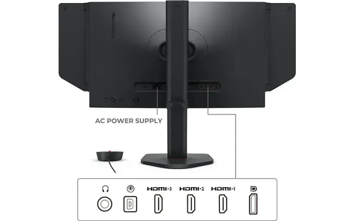 Монитор ZOWIE XQ2566X, 24.1" Fast TN QHD(2560x1440), 360Hz DyAc2, Color Gamut: sRGB 98%, HDMI, DisplayPort, Height adjustment 155mm - Монитори за компютър - снимка 5