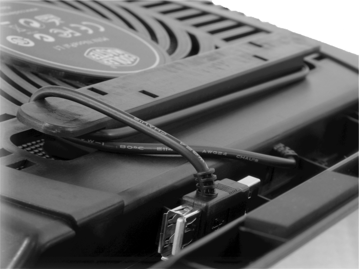 Охладител за лаптоп Cooler Master Notepal L1, R9-NBC-NPL1-GP - Охладител за лаптоп - снимка 6