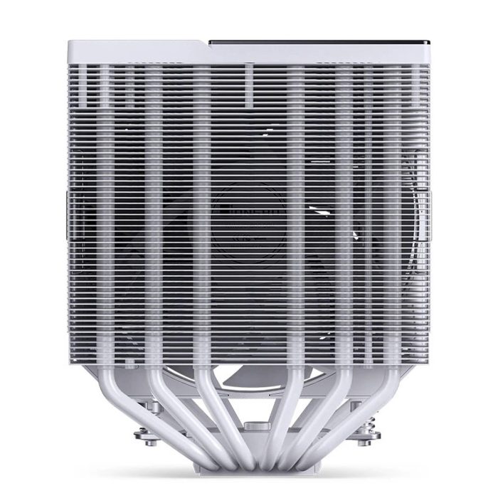 Охладител за процесор Jonsbo CC90 Dual Tower 130mm Display - Бял - Охладители за процесори - снимка 4