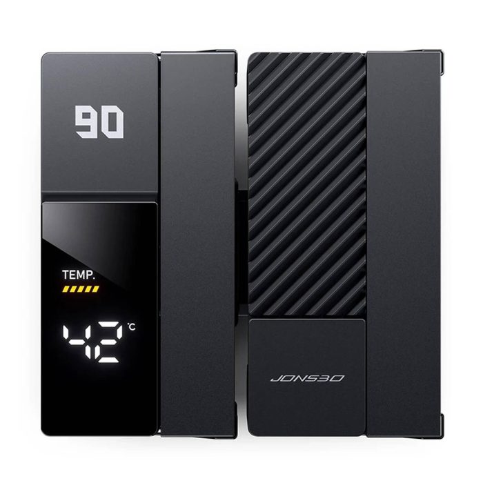 Охладител за процесор Jonsbo CC90 Dual Tower 130mm Display - Черен - Охладители за процесори - снимка 6