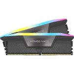 Памет Corsair Vengeance Gray RGB DDR5 32GB (2x16GB) 6000MHz, CL38 - AMD EXPO, Intel XMP - RAM памет за компютър