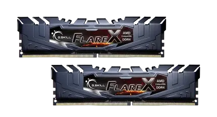 Памет G.SKILL Flare X 32GB(2x16GB) DDR4 3200MHz CL16 - F4-3200C16D-32GFX - RAM памет за компютър