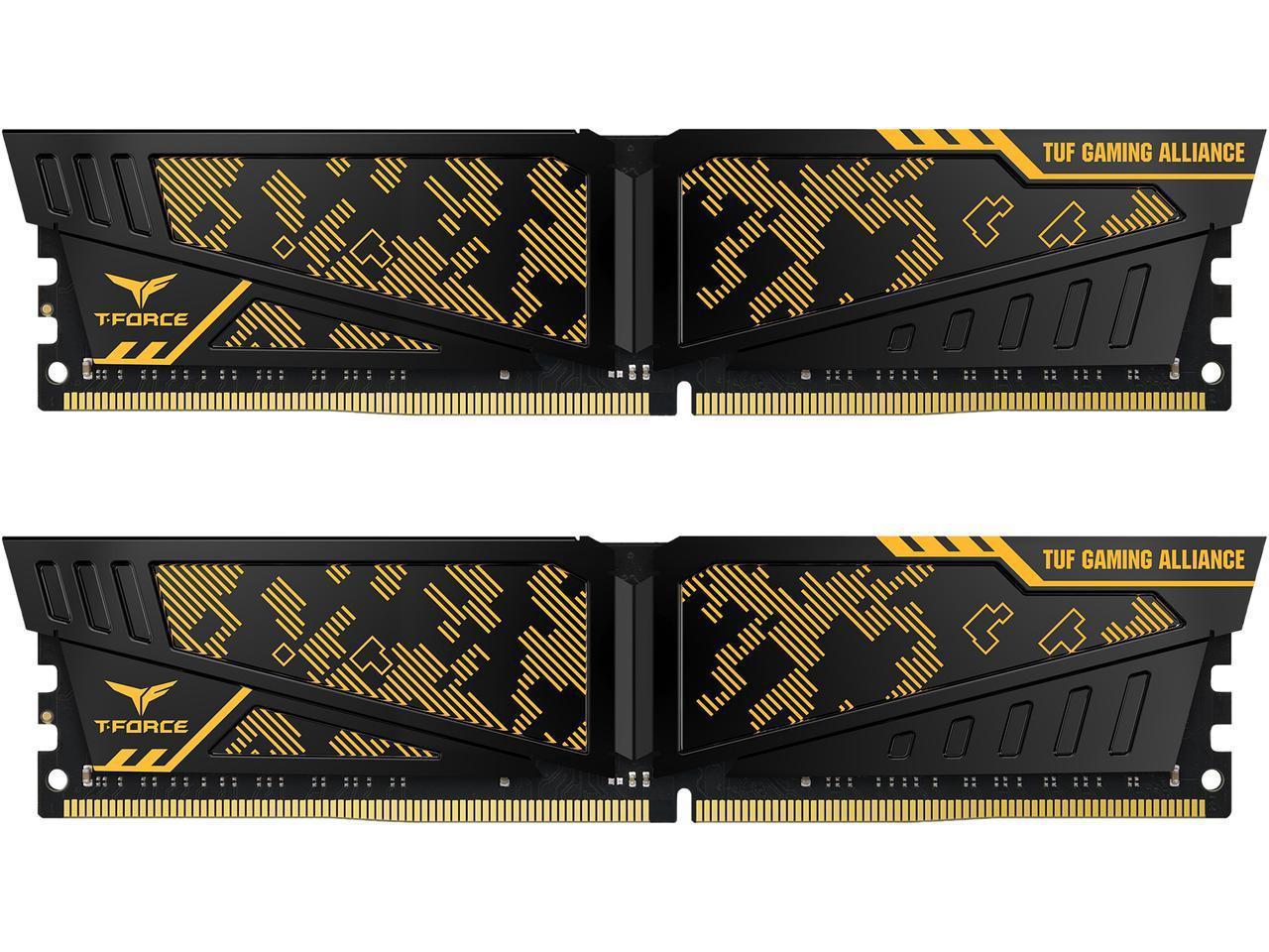 Памет Team Group T-Force Vulcan TUF DDR416GB (2x8GB) 3200MHz 1.35V 1 Памет Team Group T-Force Vulcan TUF DDR416GB (2x8GB) 3200MHz 1.35V - RAM памет за компютър