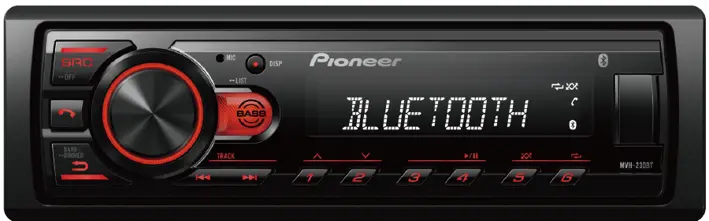 Pioneer Радио за кола, MHV-230BT 1 Pioneer Радио за кола, MHV-230BT - Аксесоари за автомобили