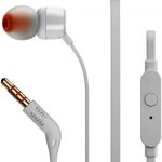 Слушалки JBL TUNE 110 - Бял - Слушалки тапи