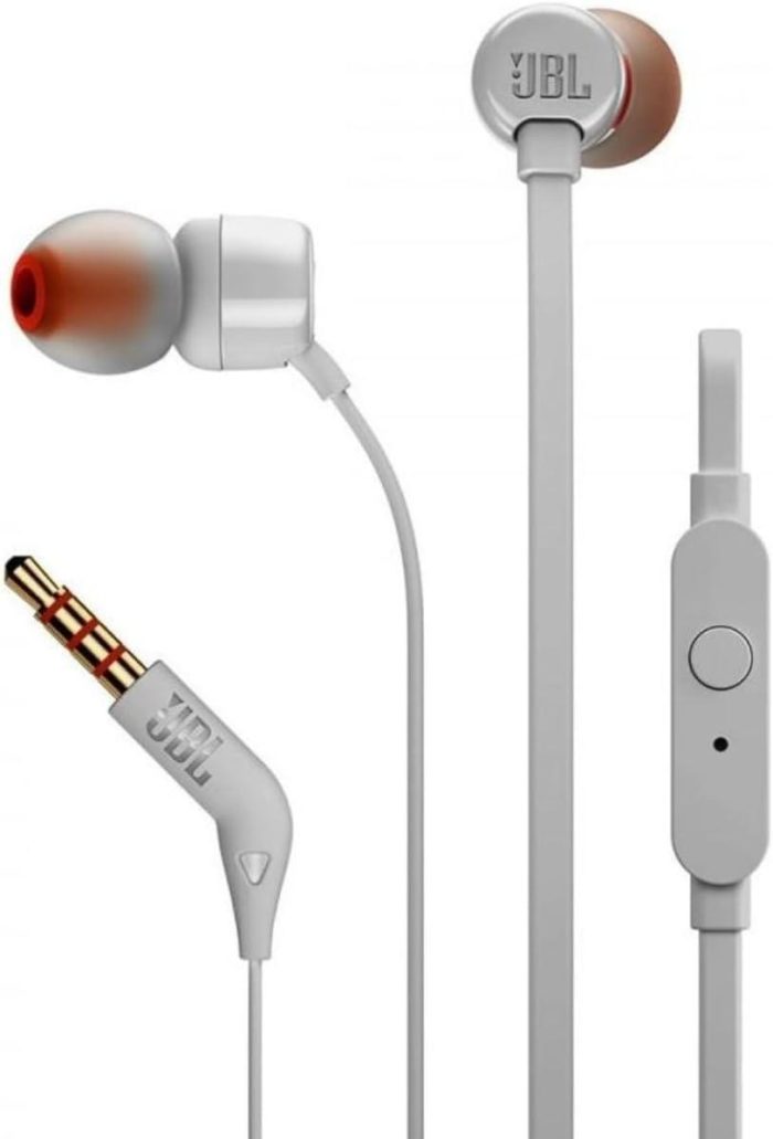 Слушалки JBL TUNE 110 - Бял 1 Слушалки JBL TUNE 110 - Бял - Слушалки тапи