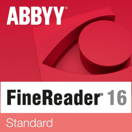 Софтуер ABBYY FineReader PDF Standard, Single User License (ESD), Subscription, 3y - Office & Desktop & Bussiness приложения