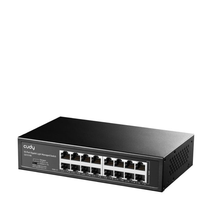 Суич Cudy GS1016E, 16 портов, управляем, 10/100/1000,  CUDY Cloud APP, Метален корпус 2