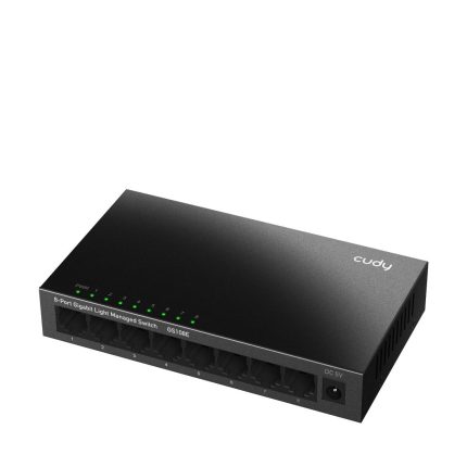 Суич Cudy GS108E, 8 портов, управляем, 10/100/1000,  CUDY Cloud APP, Метален корпус 2