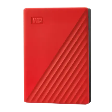 Външен хард диск Western Digital My Passport, 4TB, 2.5" - Червен - Външни хард дискове