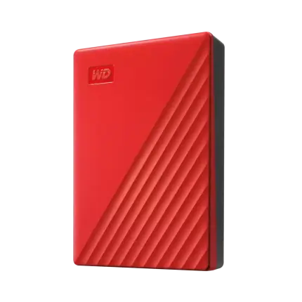 Външен хард диск Western Digital My Passport, 4TB, 2.5" - Червен - Външни хард дискове - снимка 2