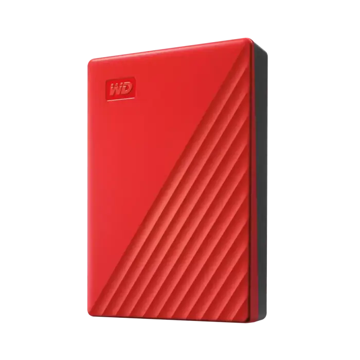 Външен хард диск Western Digital My Passport, 4TB, 2.5" - Червен - Външни хард дискове - снимка 2